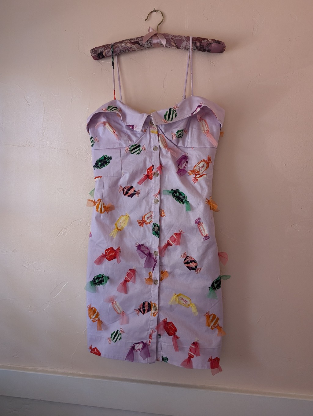 Maeve Anthropologie Lavender Pink Candy Mini Dress Size 6 - Nwt